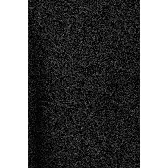 Soft Surroundings Black Lace Long Sleeve Top Sheer Floral Lace Size S - Picture 6 of 9